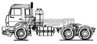 Седельный тягач KAMAZ -65116-32
