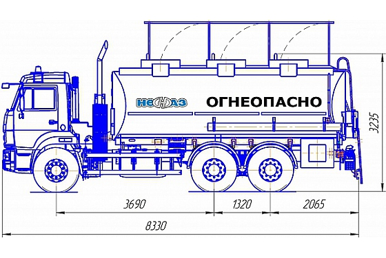 Дверная карта камаз 65115