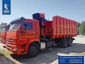 Ломовоз КамАЗ 65115 с ГМУ P97M