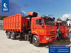 Ломовоз КамАЗ 65115 с ГМУ P97M