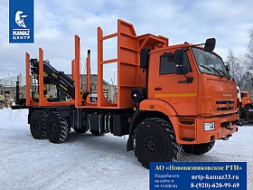Сортиментовоз на шасси  КАМАЗ 43118-50 с ГМУ VM10L74