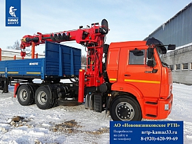 Седельный тягач КамАЗ 65115 КМУ Kanglim KS 2056 SM